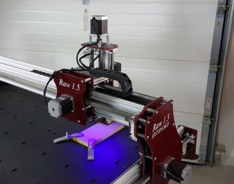 Raw 1.5 EXTENDED CNC kit 1800x1300mm with Racks and pinions. Rawcnc DIY Engineering