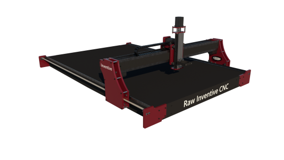 MDF plates and hardware for Raw Inventive cnc