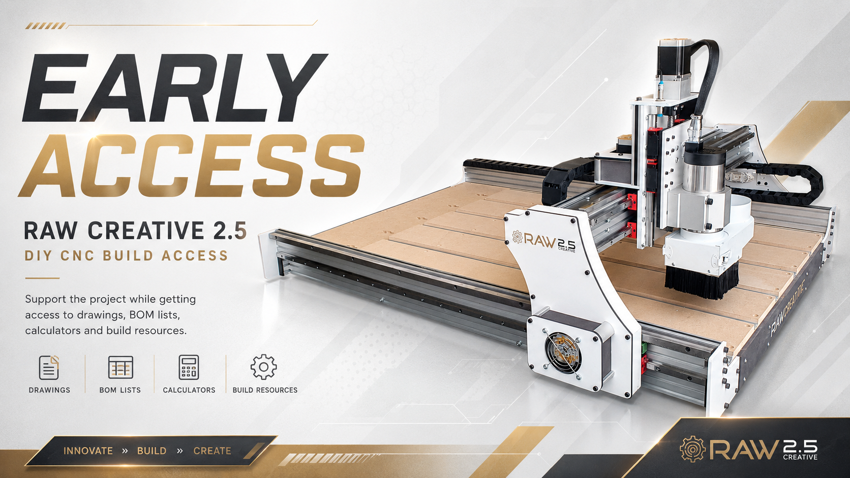 Raw Creative 2.5 CNC Build Access - Image 4