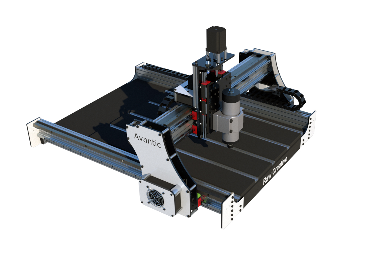 Raw Creative CNC machine with Rack and pinion